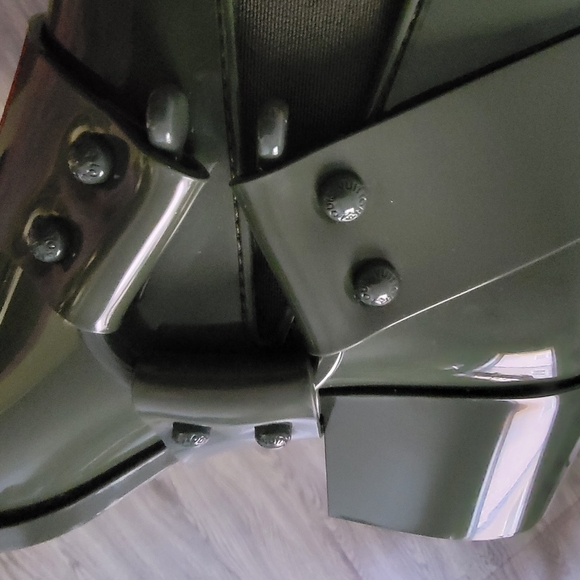 Louis Vuitton Monogram Rhapsody Ankle Boots Green Semi-Pointed Toes Size 39 - Picture 7 of 11